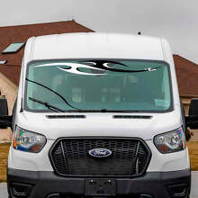 Adesivo in vinile con strisce tribal per parabrezza 3 per Musclecar Transit 3