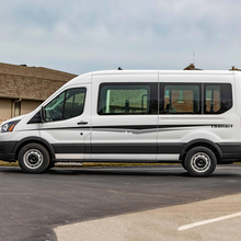 Porte laterali Ford Transit Stripes Adesivo per decalcinezione in vinile 2
 3