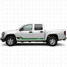 Strisce in vinile parallele retrò per portiere e sottoporta per Chevrolet Colorado 1ª Gen 2004-2012_3