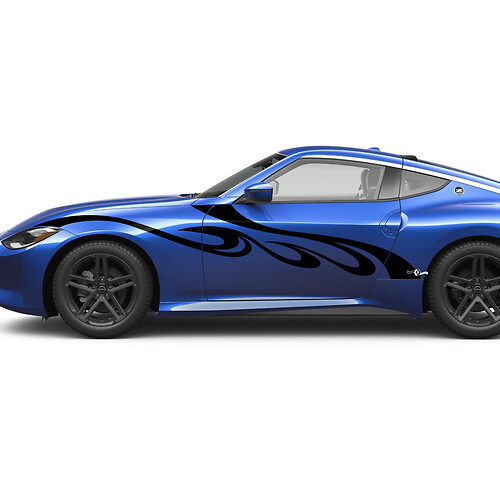 Kit decalcomania grafica delle porte laterali per Nissan Z Sport
