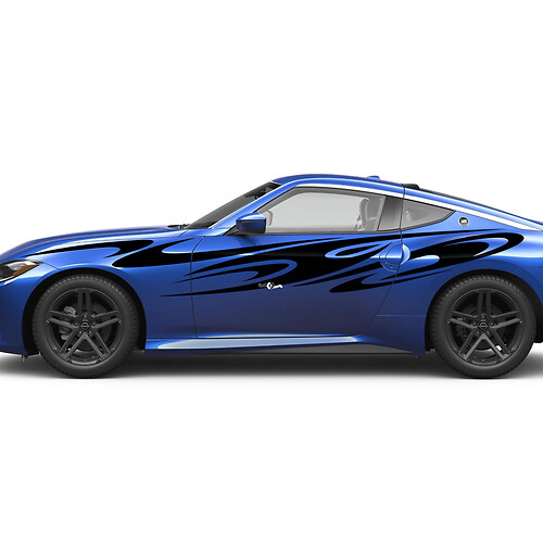 Kit di decalcomanie per porte grafiche astratte per Nissan Z Sport
