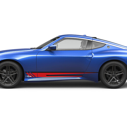 Kit di decalcomanie per le porte grafiche del pannello a bilanciere per Nissan Z Sport
