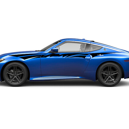 Kit di decalcomanie per le porte della grafica tribale con mosca laterale per Nissan Z Sport
