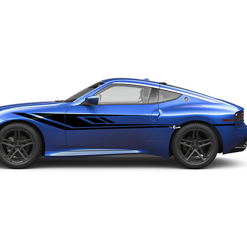 Kit di adesivi di decalcomania grafica di corse laterali per Nissan Z Sport
