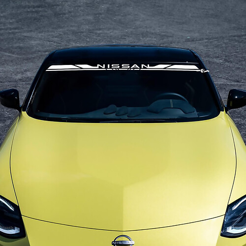 Adesivo di decalcomania del parabrezza per Nissan Z Sport
