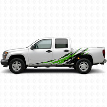Strisce in vinile effetto consumato per porta antischizzi e lato cassone per Chevrolet Colorado 1ª Gen 2004-2012_4