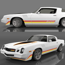 Kit di strisce adesivi per le decalcine vintage retrò per 1980 1981 Chevrolet Camaro Z28 2
 3