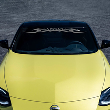 Adesivo per decalcomanie a strisce fiamme del parabrezza Z per Nissan Z Sport 2
 2