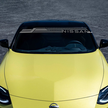 Adesivo decalcomania a strisce parabrezza per Nissan
 2