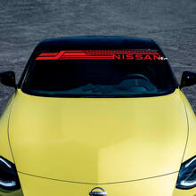 Adesivo in Vinile Geometrico con Scritta del Marchio per Parabrezza per Nissan Z Sport 3