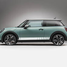 Strisce grafiche adesive laterali da corsa per Mini Cooper S
 2