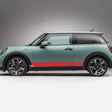 Strisce grafiche adesive laterali da corsa per Mini Cooper S
 3