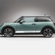 Decalcano grafico a strisce da corsa per le mini cooper
 2