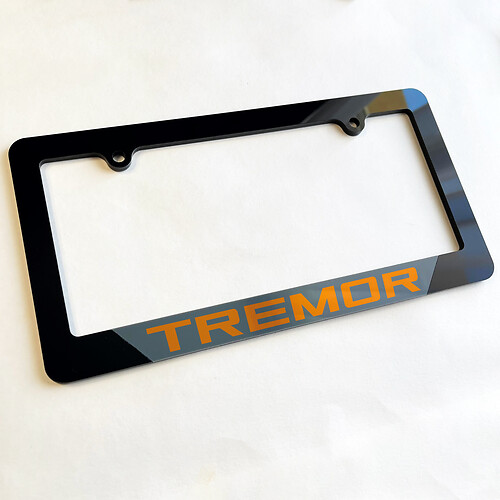 Coperchi di targa del veicolo cornici decorazioni per veicoli adatti a Ford F150 Tremor
