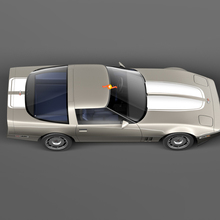 Cappuccio anteriore e decalcomanie per le strisce posteriori pre -taglio per Chevrolet Corvette C4 Sport 1984 - 1996
 2