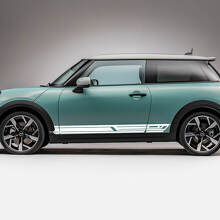 Decalcomania grafica a strisce da corsa laterale per Mini Cooper S 3
 2