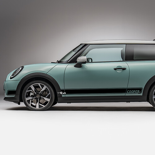 Decalcomania grafica delle strisce da corsa laterale per Mini Cooper S 5
