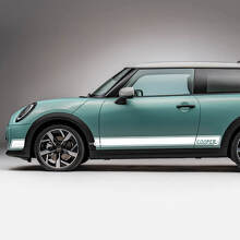 Strisce con logo Side Racing Adesivo grafico per Mini Cooper S 2