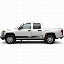 Strisce viniliche diagonali per portiera e minigonne per Chevrolet Colorado 1ª Gen 2004-2012_2