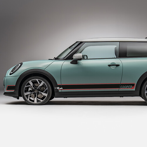 Side Racing 2 Colours Stripes Decal grafico per Mini Cooper S 2
