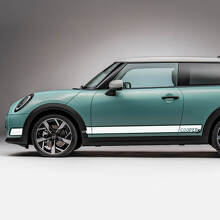 Side Racing 2 Colours Stripes Decal grafico per Mini Cooper S 2
 2