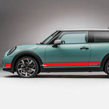 Adesivo Grafico Strisce Logo Side Racing per Mini Cooper S 3