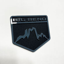 Bronco Big Bend Mountains Fender Badges Emblema Tailgate Emblema 3D
 2