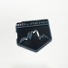 Bronco Big Bend Mountains Fender Badges Emblema Tailgate Emblema 3D
 4