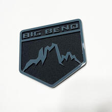 Bronco Big Bend Mountains Fender Badges Emblema Tailgate Emblema 3D
 6