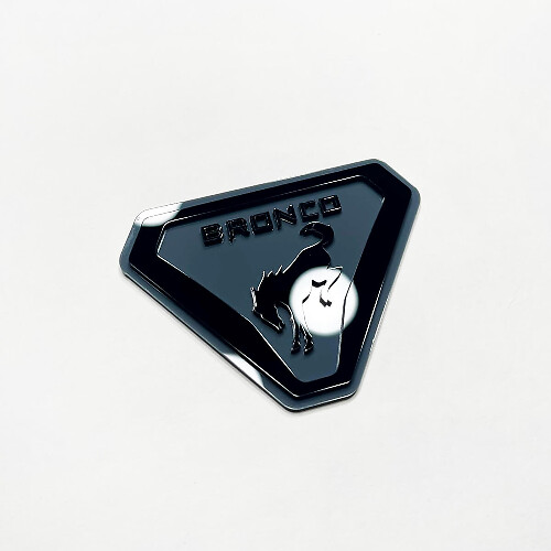 BRONCO Fender Badges Emblema del portellone del taglio 3D BADGE
