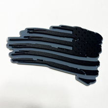 Bandiera angosciata statuni da badge 3d del parafango patriotico
 2