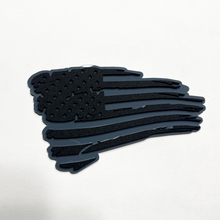 Bandiera angosciata statuni da badge 3d del parafango patriotico
 3