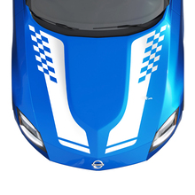 Kit decalcomania a stripe a scacchi per il cofano per Nissan Z Sport
 2