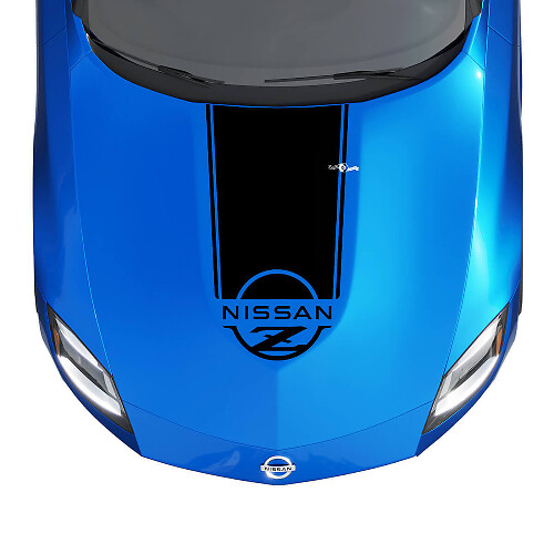 Adesivo in Vinile con Striscia per Cofano con Logo Marca per Nissan Z Sport