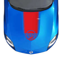 Adesivo in Vinile con Striscia per Cofano con Logo Marca per Nissan Z Sport_3