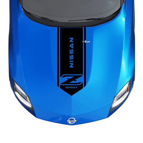 Kit di decalcomanie a strisce Hood per Nissan Z Sport 2
