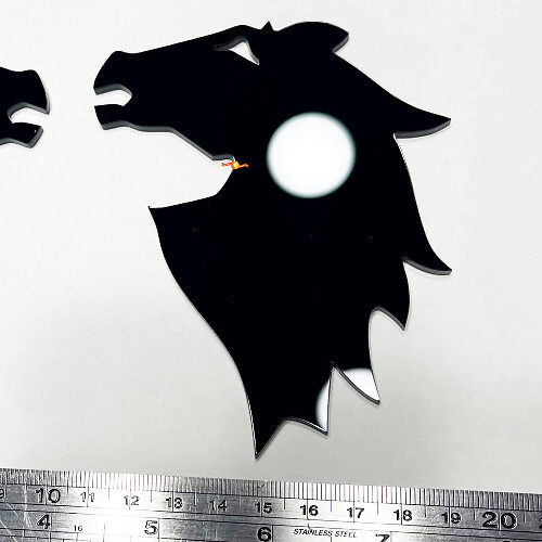 BRONCO Fender Badges Emblema del portellone del taglio 3D BADGE
