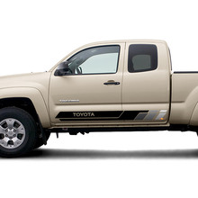 Porte laterali a strisce di bilanciere adesivi in ​​vinile kit decalcomania per Toyota Tacoma
 6
