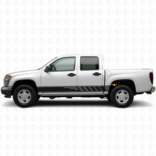 Adesivi Vinile a Fasce Sfalsate per Porta e Minigonne per Chevrolet Colorado 1ª Gen 2004-2012_2