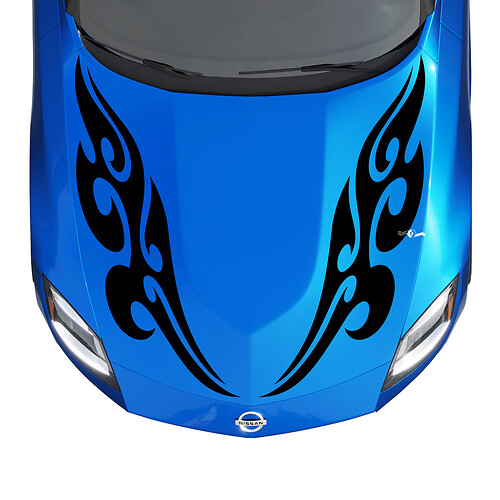 Kit decalcomanie a strisce tribali per le fiamme tribali per Nissan Z Sport
