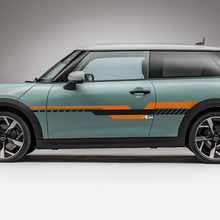 Side Racing 2 Colours Stripes Decal grafico per Mini Cooper S 3
 2