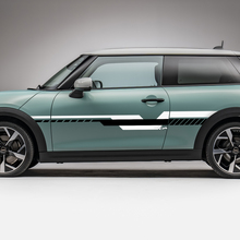 Side Racing 2 Colours Stripes Decal grafico per Mini Cooper S 3
 3