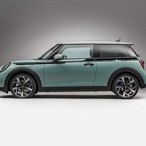 Decal grafico a strisce per accenti di corse laterali per mini cooper
