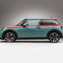 Adesivo Grafica Strisce Laterali da Corsa 2 per Mini Cooper S 3