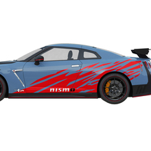 Kit di decalcomania di linea a strisce nismo 2x laterale per Nissan GT-R
 2
