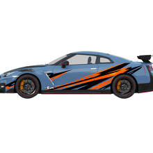 Kit di decalcomanie di linea a strisce Nismo Side Graphics per Nissan GT-R
 2