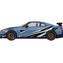 Kit di decalcomanie di linea a strisce Nismo Side Graphics per Nissan GT-R
 3