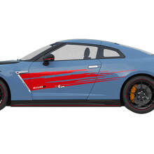 Kit di decalcomanie in stile nismo in difficoltà in difficoltà per Nissan GT-R
 2