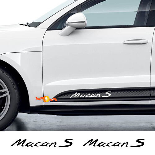 Kit di decalcomanie in vinile per porta laterale Macan S per Porsche Macan