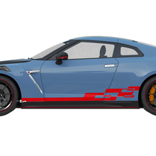 Kit decalcomania di decalcomanie grafiche a scacchi laterali per Nissan GT-R
 2